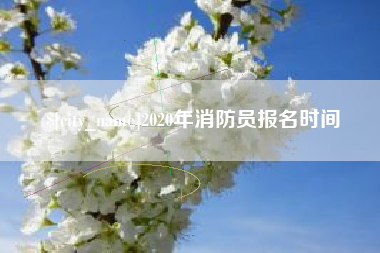 衡水2020年消防员报名时间