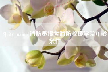 衡水消防员报考消防救援学院年龄条件