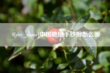 衡水中国地图手抄报怎么画