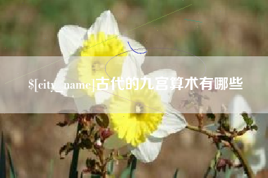 衡水古代的九宫算术有哪些