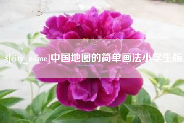 衡水中国地图的简单画法小学生版
