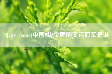 衡水中国9块金牌的奥运冠军是谁