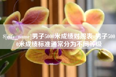 衡水男子5000米成绩对照表-男子5000米成绩标准通常分为不同等级