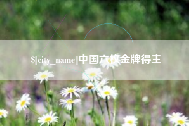 衡水中国六枚金牌得主