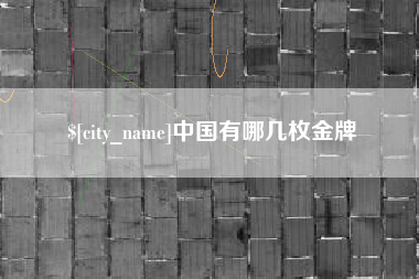 衡水中国有哪几枚金牌