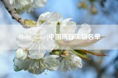 衡水中国执行失信名单