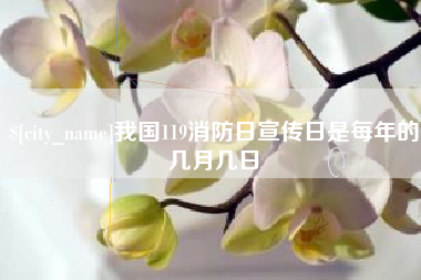 衡水我国119消防日宣传日是每年的几月几日