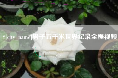 衡水男子五千米世界纪录全程视频