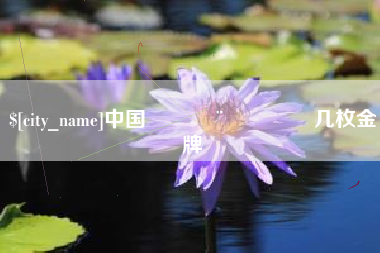 衡水中国🇨🇳几枚金牌