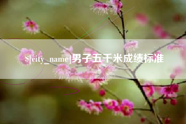 衡水男子五千米成绩标准