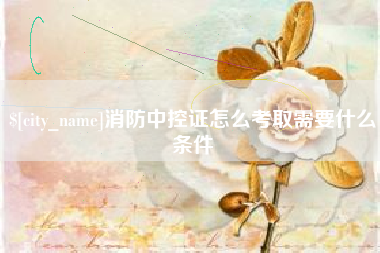 衡水消防中控证怎么考取需要什么条件