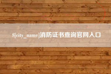 衡水消防证书查询官网入口