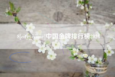衡水中国金牌排行榜2024