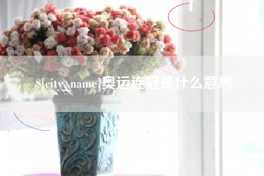 衡水奥运连冠是什么意思