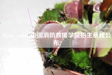衡水中国消防救援学院招生章程公布!
