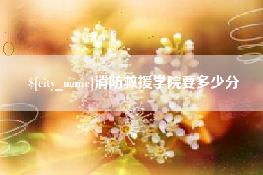 衡水消防救援学院要多少分